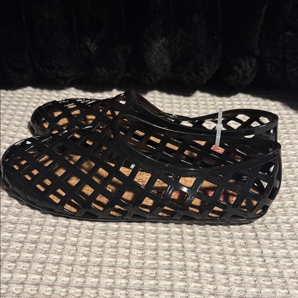 Black Women’s Lattice Jelly Pop Rubber - Picture 3 of 5